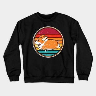 Colorful Corgi for Dog lovers Crewneck Sweatshirt